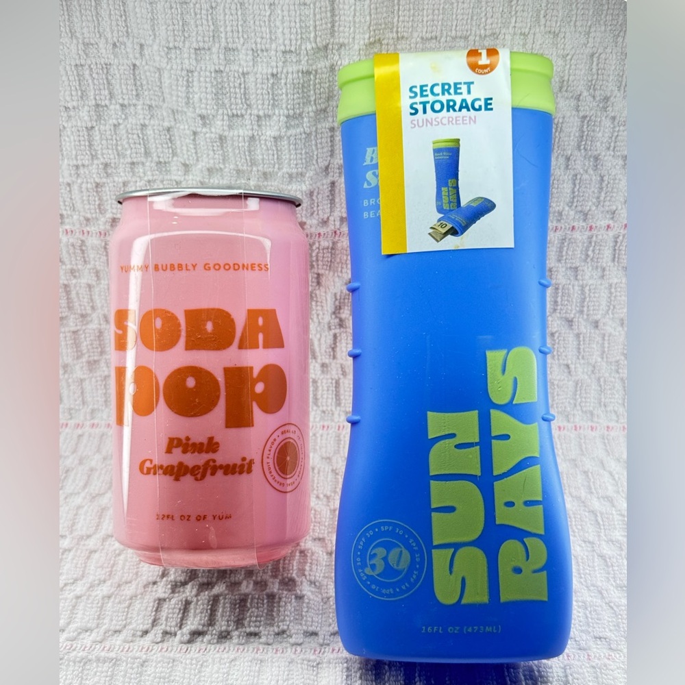 Secret Storage Sunscreen and Soda Set